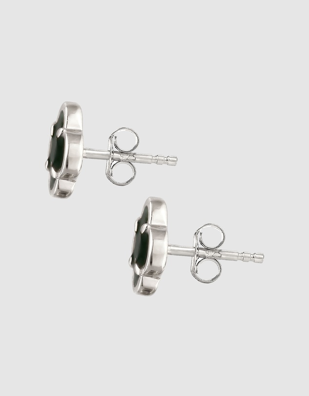 Kuzzoi - ICONIC EXCLUSIVE - Cloverleaf Stud Earrings in 925 Sterling Silver