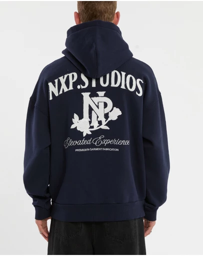 Nena & Pasadena - Fray Motion Box Fit Hoodie