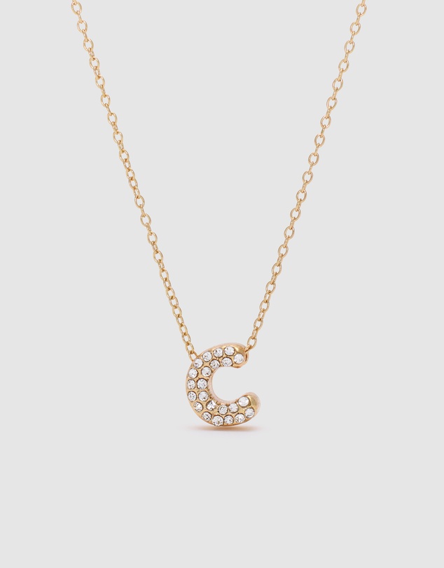 Seed Heritage - Initial Jewel Bubble Necklace