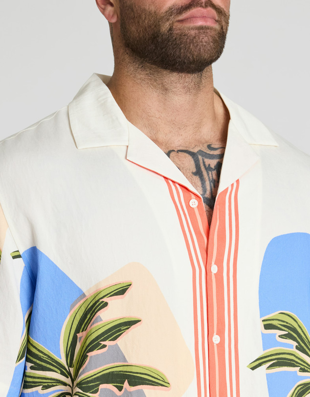 Johnny Bigg - Momoa Relaxed Print Shirt