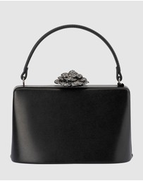 Olga Berg - Grace Embellished Frame Bag