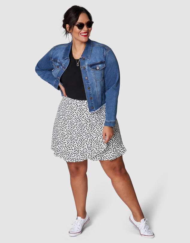 Sunday In The City - Chatterbox Crop Denim Jacket