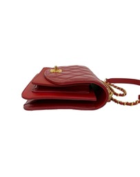 Pre-Loved by Azura Reborn - Pre-Loved Mini Quilted Calfskin and Caviar Chain Handle Flap