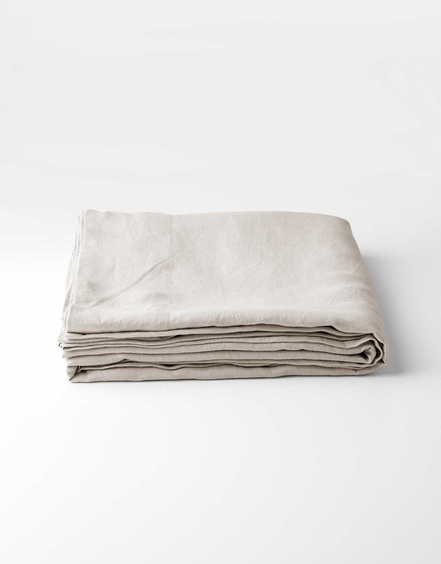 Aura Home - Emile Linen Flat Sheet