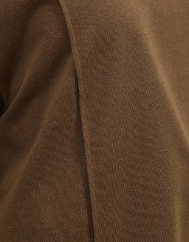 Atmos&Here - Short Sleeve Cotton Seam Detail T-Shirt