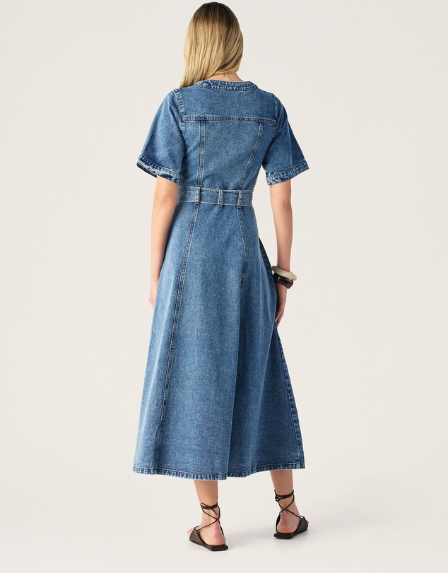 MOS The Label - Aveline Denim Dress