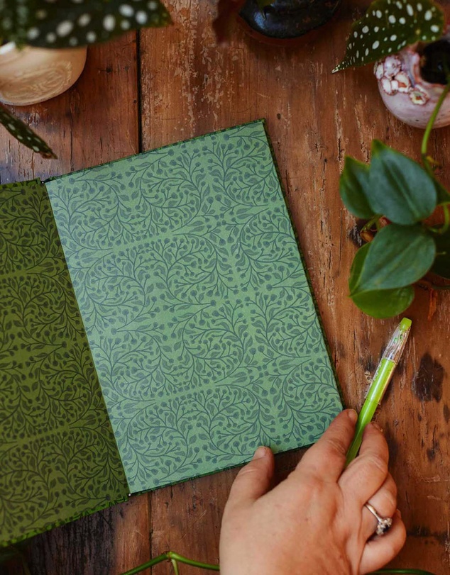 Write to Me - Plant & Garden Journal. Green