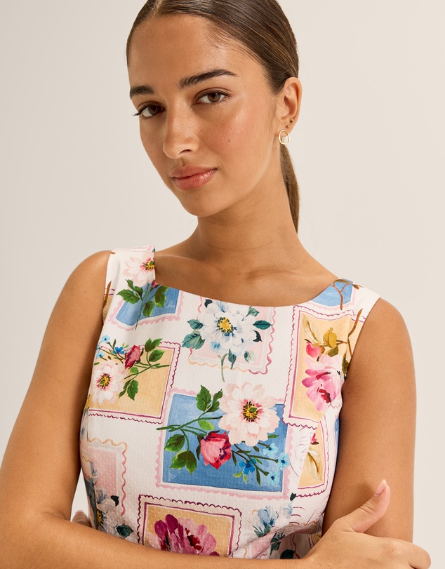Review - Postcards Pleated Dress