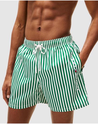 Banker Str Nouveau Green & White