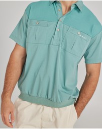 Horrigan - Santorini Pale Turquoise Pullover Polo