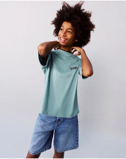 M.N.G - A2 Petrol T-Shirt - Kids-Teens