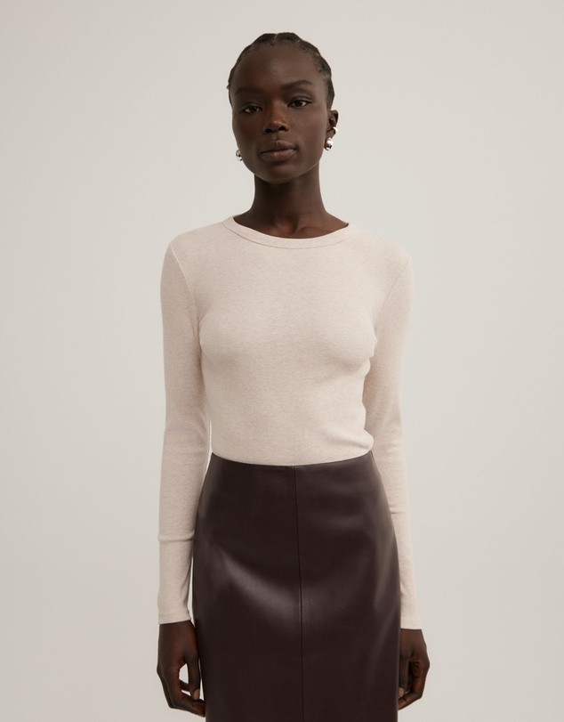 Witchery - Crew Rib Long Sleeve Top