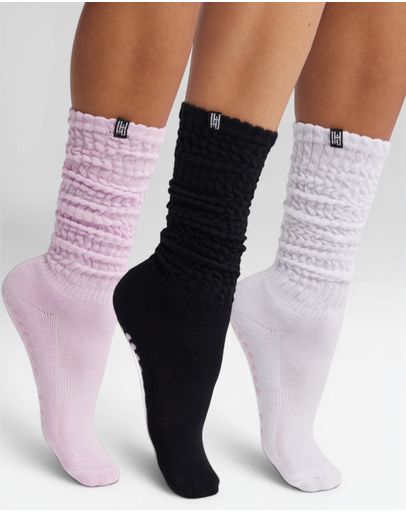 Black, White, Soft Pink