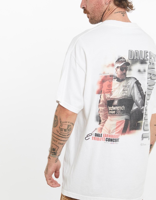 Vintage by The Real Deal - Pre Loved - Vintage Dale Earnhardt Tribute Concert Racing Tee
