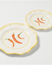 No.22 - Capri 2.0 Yellow Dinner Plates