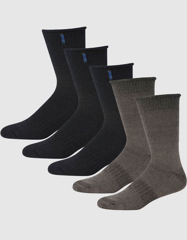 Pussyfoot - 5 Pack Bamboo Merino Boot Crew Socks Pack