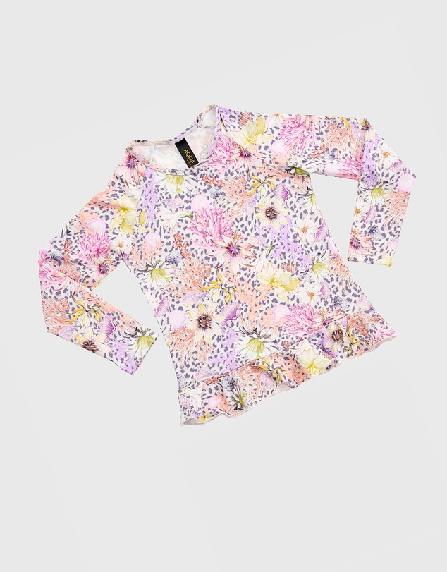 Aqua Blu Kids - Daisy Long Sleeve Rash Vest Set - Kids