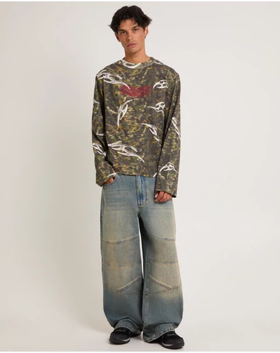 Insight - Baggy Moto Denim Jeans