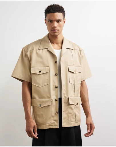Recto - Matt Cotton Multi Pockets Shirt