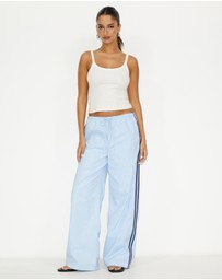 Dazie - Aloe Stripe Linen Blend Pants