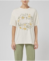 DRICOPER DENIM - Amy Cream WL Printed Tee