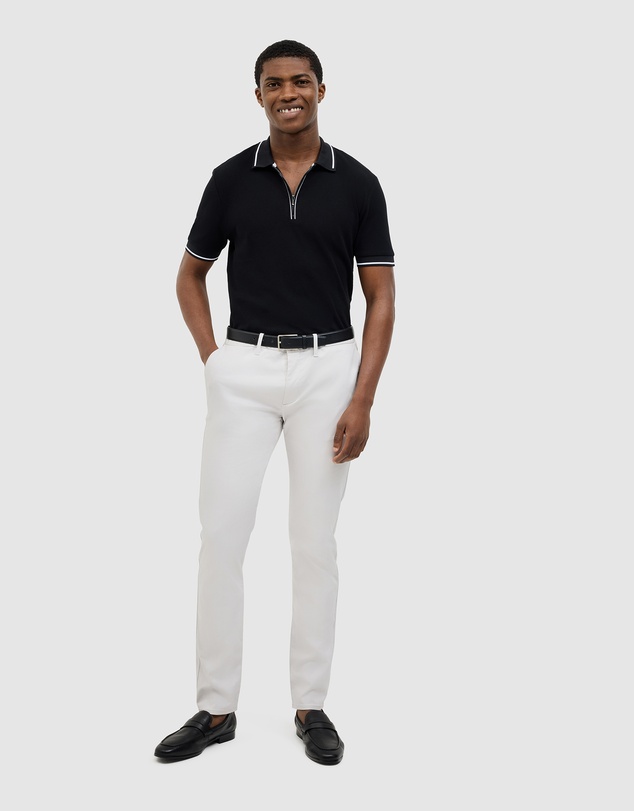 Politix - Morgan Textured Zip-up Polo