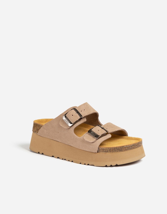 Ozwear Connection Uggs - Ugg Women Aussie Victoria Platform Suede Leather