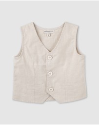Designer Kidz - Finley Linen Vest