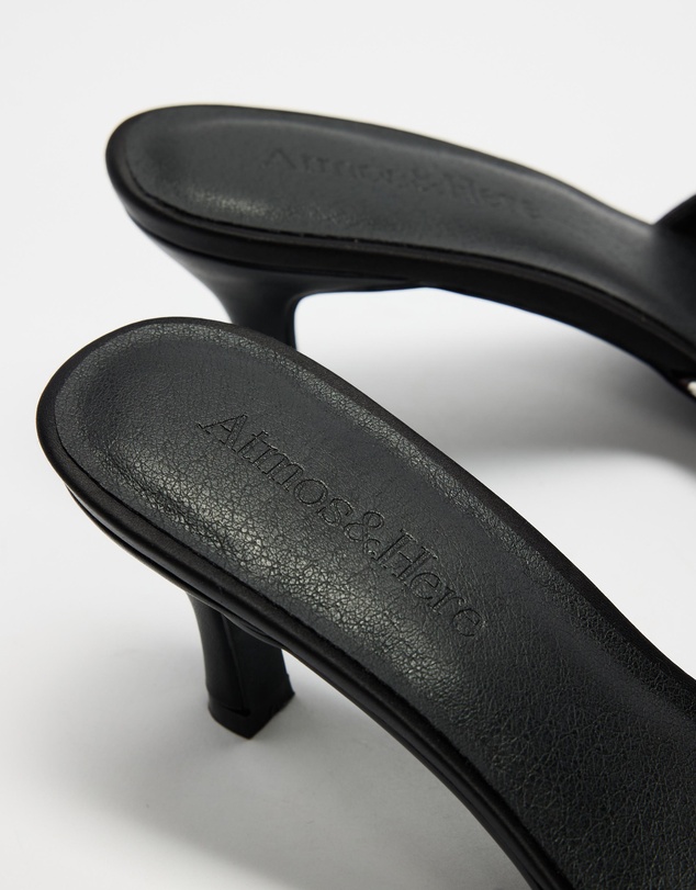 Atmos&Here - Rosie Peep Toe Satin Heels