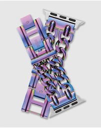 GUESS - Guess Apple Band -  Iridescent Chain 38-40mm