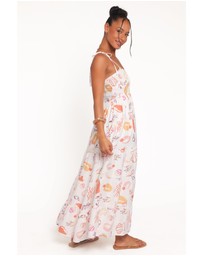 Petal & Pup - Bairbre Maxi Dress - Pink Beach Print