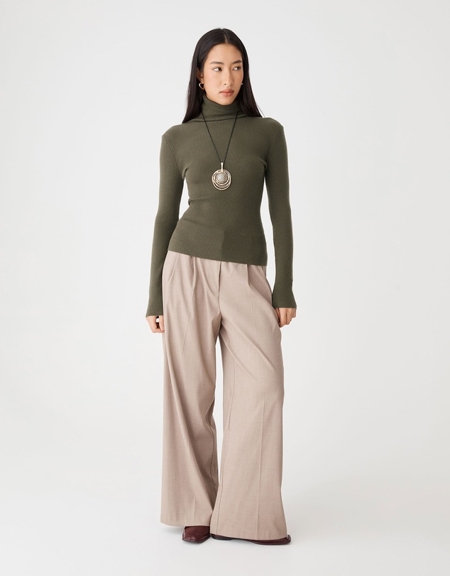 Forcast - Ginny Ribbed Turtleneck Knit