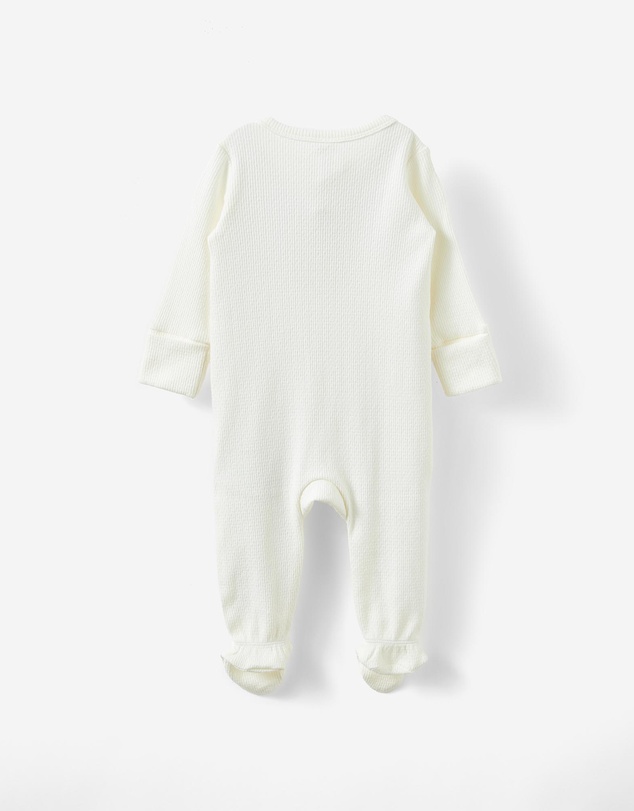 Cotton On Kids - Littlie Organic Long Sleeve Zip Romper