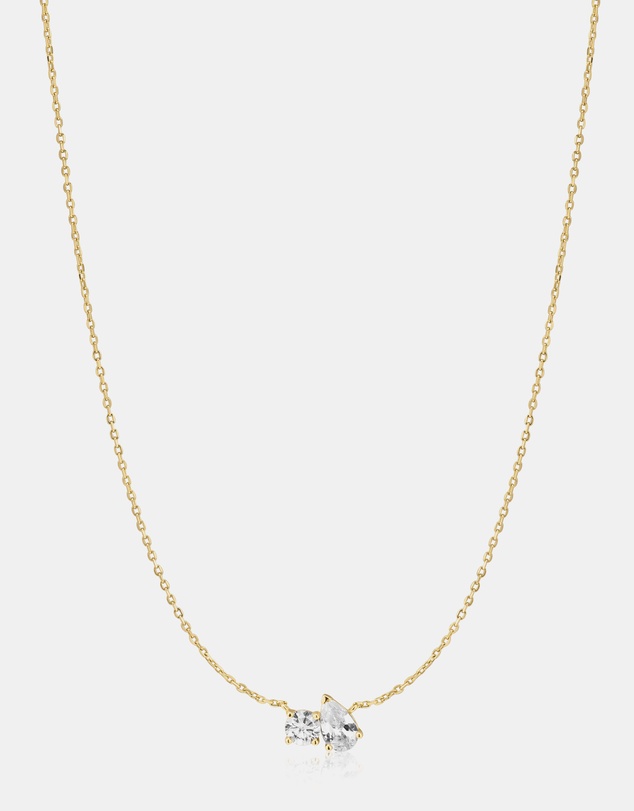 Ania Haie - Ania Haie Gold Toi & Moi Necklace