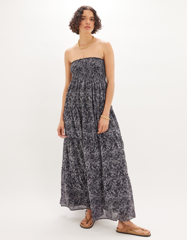 Amelius - Diane Batik Print Maxi Dress