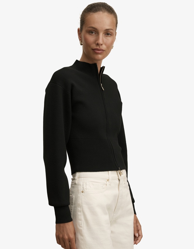 Forever New - Hanna Zip Knitted Jacket