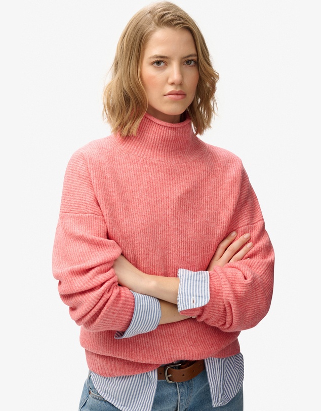 Superdry - Slouchy Mock Neck Jumper