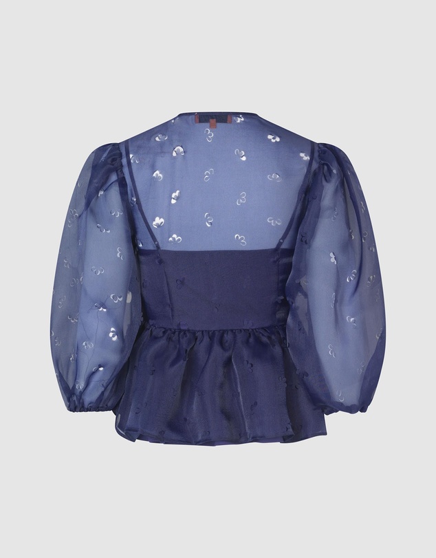 Stine Goya - Organza, LS Bow Top