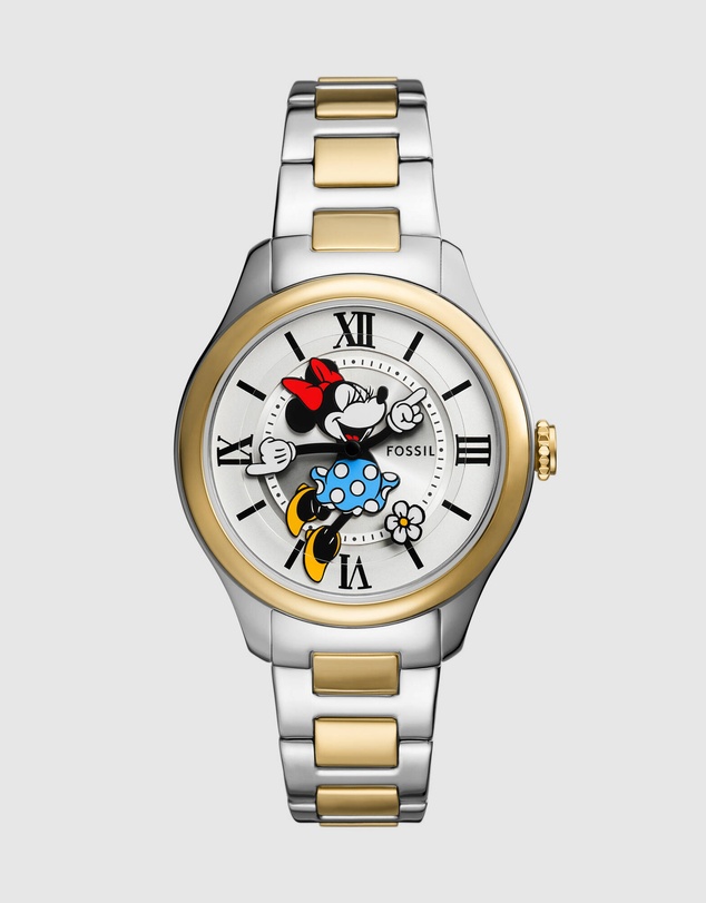 Fossil - Mickey and Friends Two Tone Analogue Watch