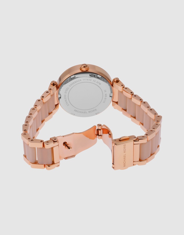 Michael Kors - Mini Parker Rose Gold-Tone Chronograph Watch
