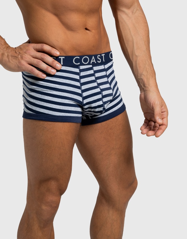 Coast Clothing - 3 Pack Stripe Boxer Briefs
