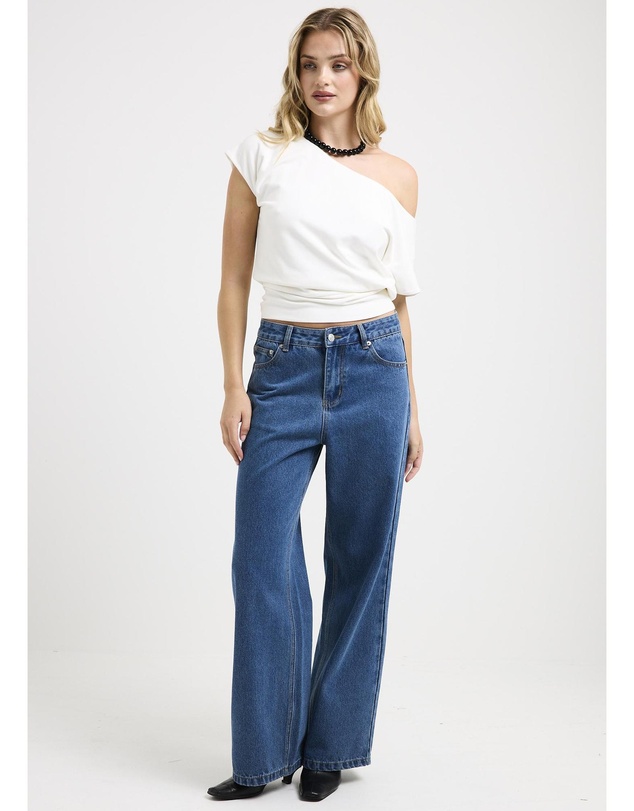 Insight - Misty High & Wide Denim Jeans