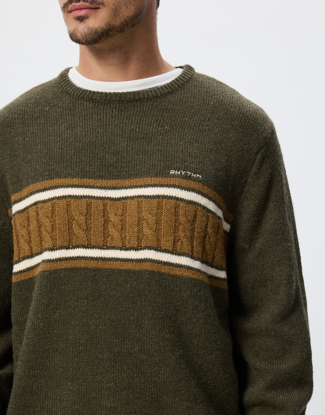 Rhythm - Mohair Stripe Knit Jumper