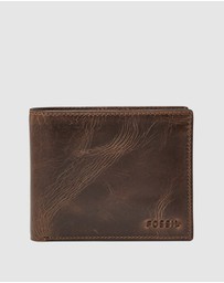 Fossil - Derrick Dark Brown Bifold Wallet