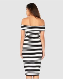 Soon Maternity - Claire Off-Shoulder Dress