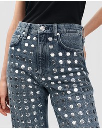 rag & bone - Shea Full Relaxed Straight Jeans
