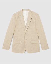 Politix - Single Breasted Textured Tailored Blazer