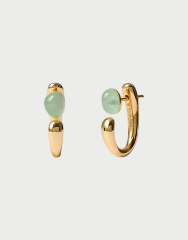 PDPAOLA - Green Aventurine Nova Earrings