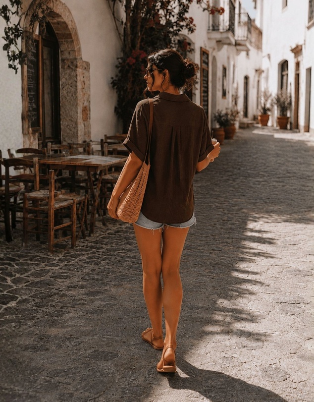 Esther & Co - Fraise Top - Cocoa