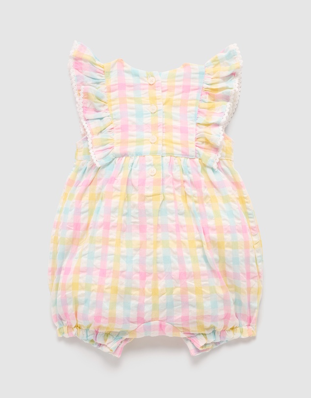 Purebaby - Ruffle Romper-Kids-Babies